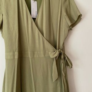 Frank & Oak Wrap Dress